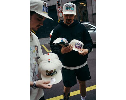 Kšiltovka Mitchell & Ness NBA Reframe Retro Snapback Hwc San Antonio Spurs Off White