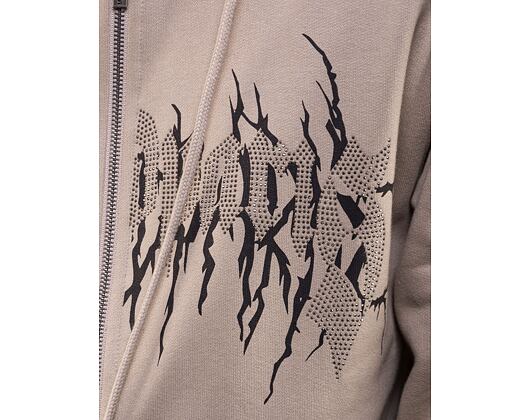 Mikina Wasted Paris Hoodie Zip Iron Bliss Sand