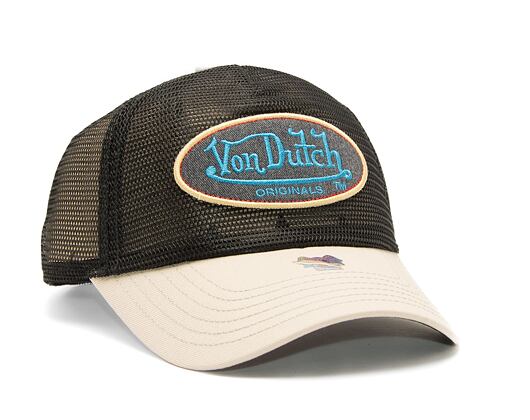 Kšiltovka Von Dutch Trucker Boston Mesh Black