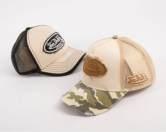 Kšiltovka Von Dutch Trucker Kalmar Sand/Sand