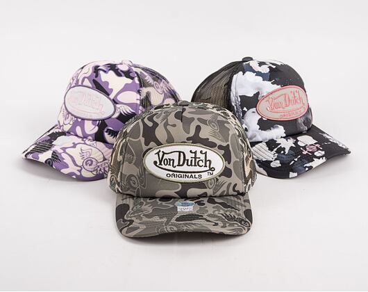 Kšiltovka Von Dutch Trucker Tampa Foam Green Camo