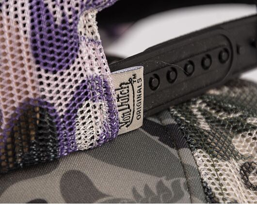 Kšiltovka Von Dutch Trucker Tampa Foam Purple Camo