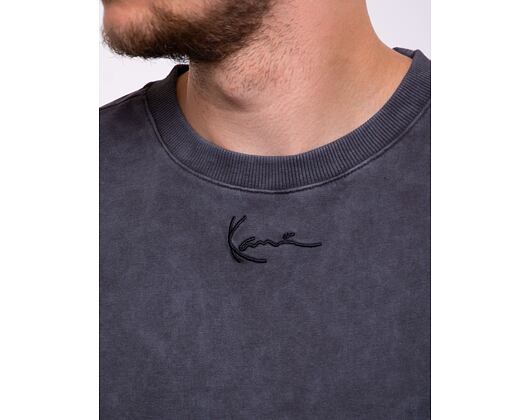 Triko Karl Kani Small Signature Heavy Jersey Boxy Tee anthracite