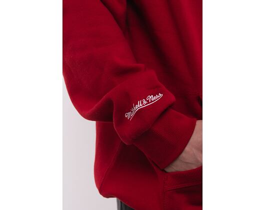 Mikina Mitchell & Ness NHL City Collection Fleece Hoody Blackhawks Scarlet