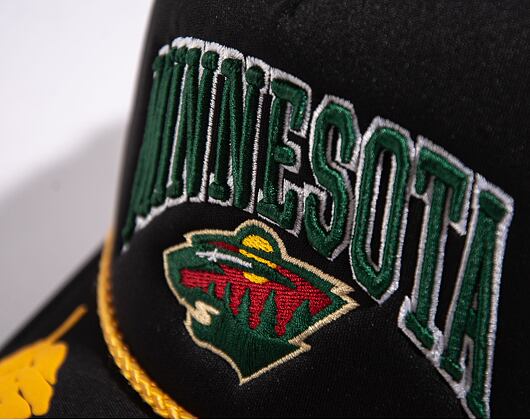 Kšiltovka Mitchell & Ness Nhl Gold Leaf Trucker Wild Black