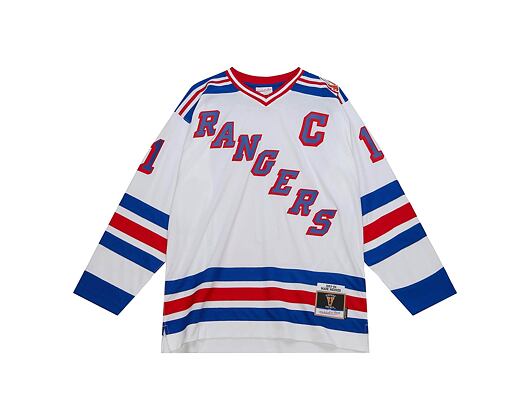 Dres Mitchell & Ness NHL White Jersey New York Rangers White