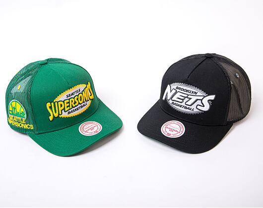 Kšiltovka Mitchell & Ness NBA Team Seal Trucker HWC Supersonics Green