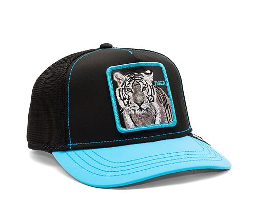 Kšiltovka Goorin - 'Glow Cats Pack' - Blue Streak - Black / Glow Blue