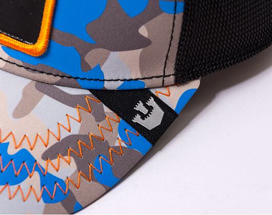 Kšiltovka Goorin - 'Paintball Pack' - Luck Stays Down - Blue Camo