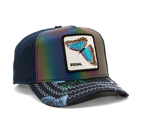Kšiltovka Goorin - 'Butterflies Pack' - Soirees for Days - Iridescent / Black