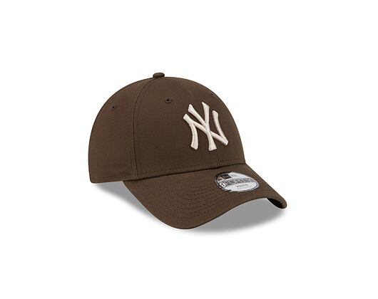 Dětská Kšiltovka New Era 9FORTY Kids MLB League Essential New York Yankees Walnut / Stone