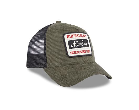 Kšiltovka New Era 9FORTY A-Frame Trucker Cord Trucker New Olive / Black