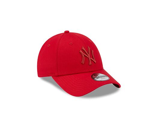 Dětská Kšiltovka New Era 9FORTY Kids MLB League Essential New York Yankees Scarlet / Red