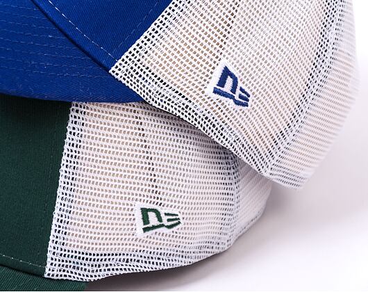 Kšiltovka New Era 9FORTY A-Frame Trucker MLB Team Script Oakland Athletics Dark Green / White