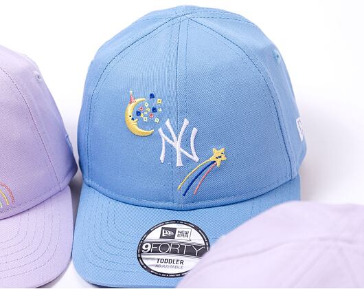 Dětská Kšiltovka New Era 9FORTY Kids MLB Starry New York Yankees Sky Blue