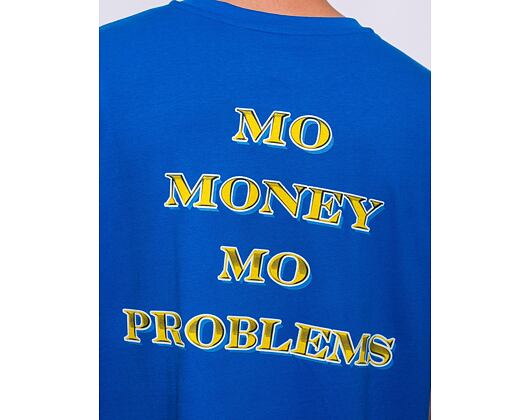 Triko Mister Tee Biggie More Money More Problems Oversize Tee Cobalt Blue