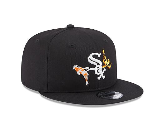 Kšiltovka New Era 9FIFTY MLB Koi Fish Chicago White Sox Black / Optic White