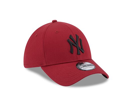 Kšiltovka New Era 39THIRTY MLB Comfort New York Yankees Cardinal / Black