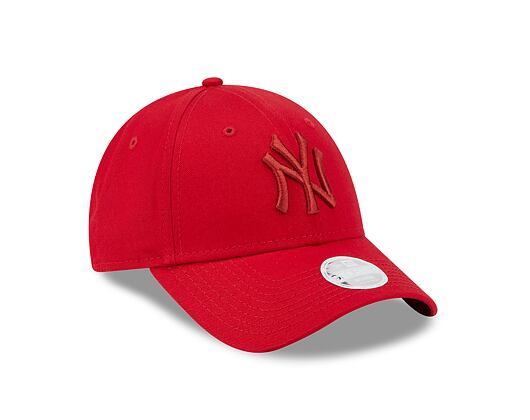 Dámská Kšiltovka New Era 9FORTY Womens MLB League Essential New York Yankees Scarlet / H Red