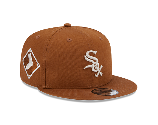 Kšiltovka New Era 9FIFTY MLB Side Patch Chicago White Sox Toasted Peanut / Stone