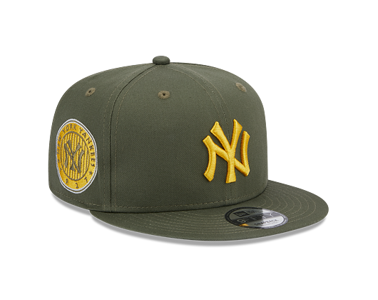 Kšiltovka New Era 9FIFTY MLB Side Patch New York Yankees New Olive / Mellow Yellow