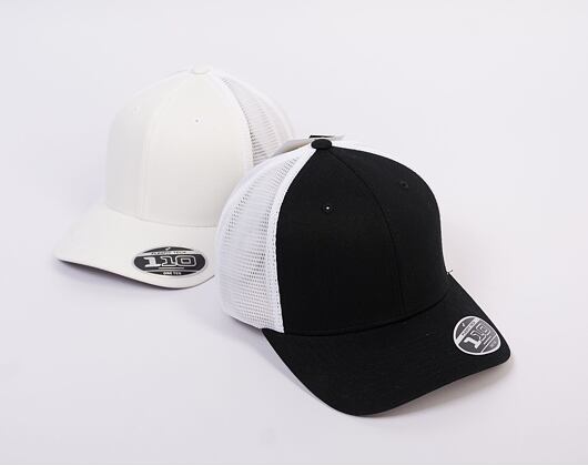 Kšiltovka Yupoong Flexfit 110 Mesh Cap 2-Tone Black / White