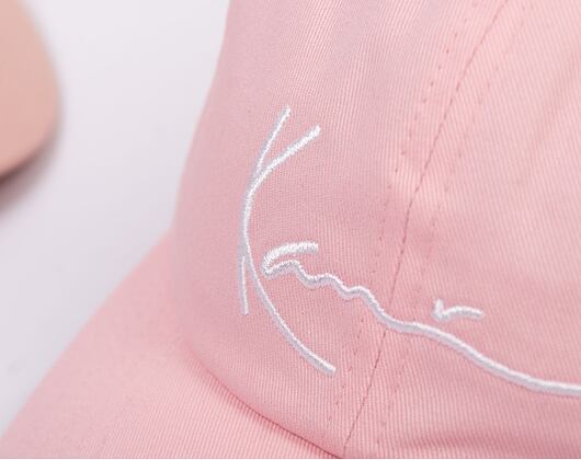 Kšiltovka Karl Kani Signature Cap rose