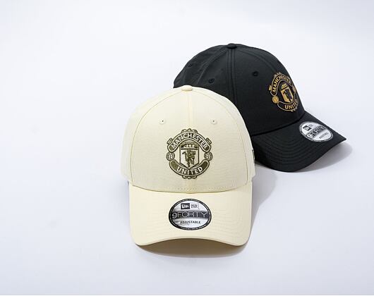 Kšiltovka New Era 9FORTY Seasonal Manchester United FC Off White / New Olive
