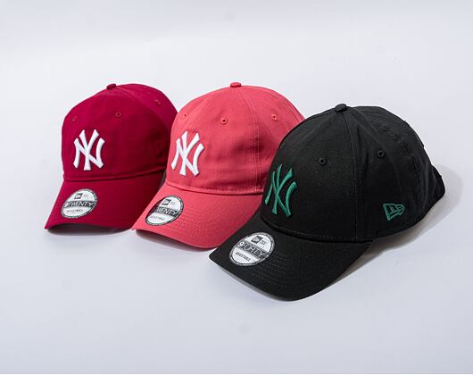 Kšiltovka New Era 9FORTY MLB League Essential New York Yankees Black / Malachite