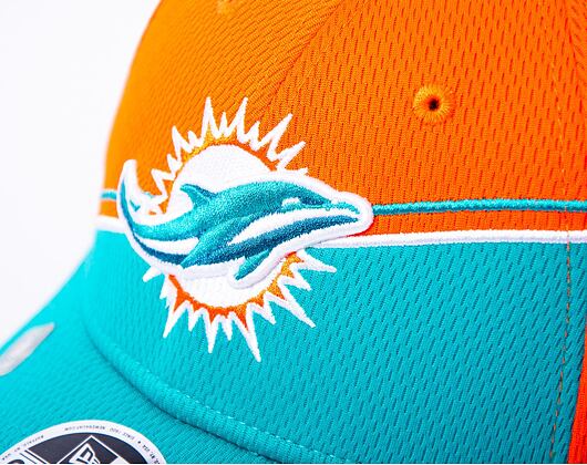 Kšiltovka New Era 9FORTY Stretch-Snap NFL Sideline 23 Miami Dolphins Team Colors