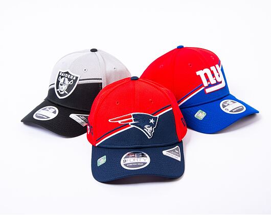 Kšiltovka New Era 9FORTY Stretch-Snap NFL Sideline 23 New England Patriots Team Colors