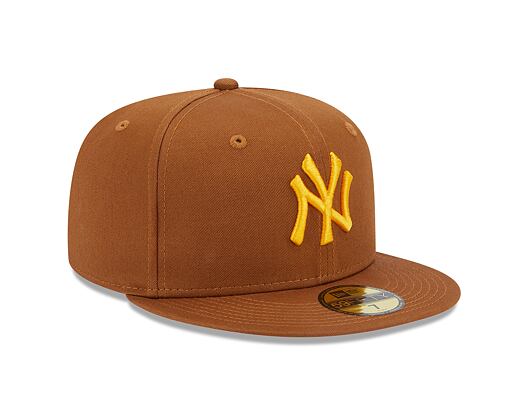 Kšiltovka New Era 59FIFTY MLB League Essential 5 New York Yankees Toasted Peanut / Mellow Yellow