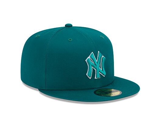 Kšiltovka New Era 59FIFTY MLB Team Outline 5 New York Yankees Malachite / White