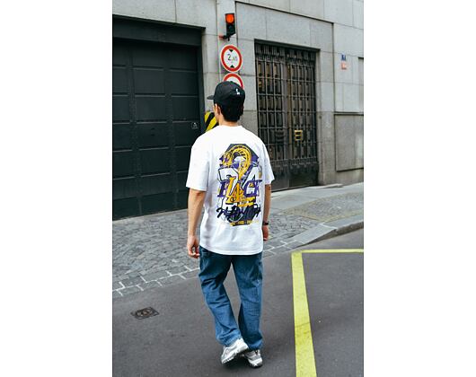Triko Adam Wave x Snapbacks Mamba Tribute Heavy Oversized Tee White