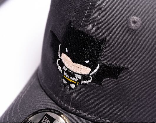 Dětská Kšiltovka New Era 9FORTY Kids DC Batman Graphite