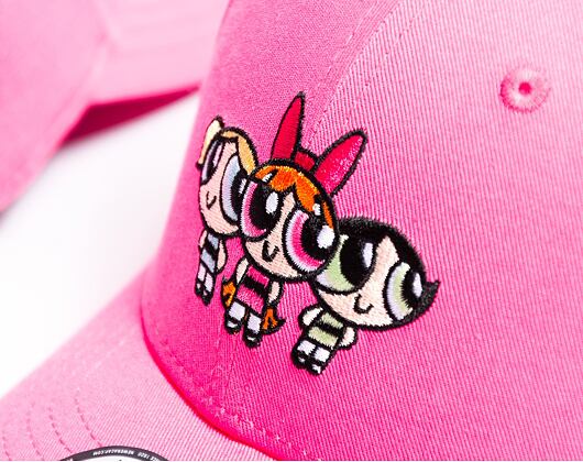 Dětská Kšiltovka New Era 9FORTY Kids Character The Powerpuff Girls Pop Pink
