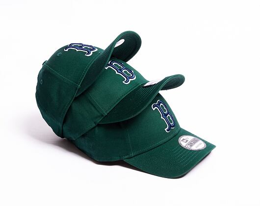 Dětská Kšiltovka New Era 9FORTY Kids MLB League Essential Boston Red Sox Dark Green / Navy
