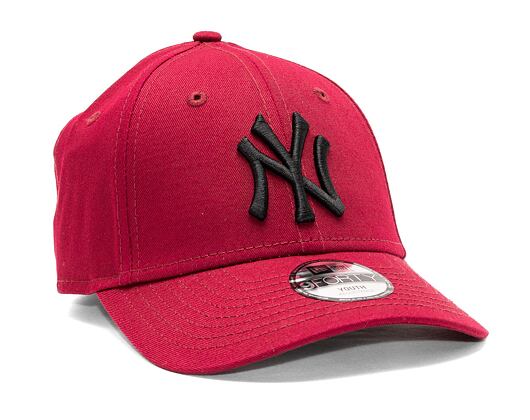 Dětská Kšiltovka New Era 9FORTY Kids MLB League Essential New York Yankees Cardinal / Black