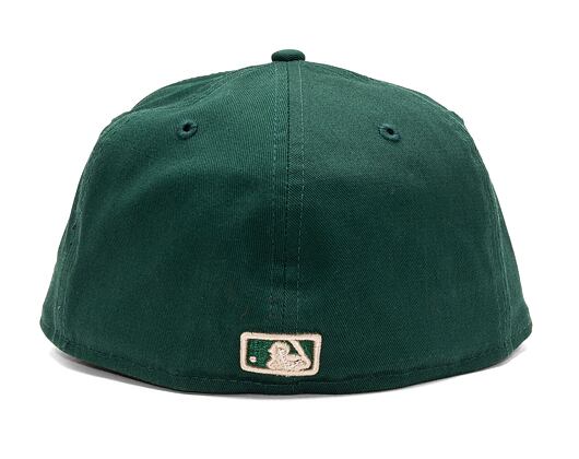 Kšiltovka New Era 59FIFTY MLB League Essential Los Angeles Dodgers Dark Green / Stone