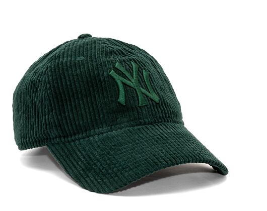 Kšiltovka New Era 9TWENTY MLB Wide Cord New York Yankees Dark Green / Dark Green