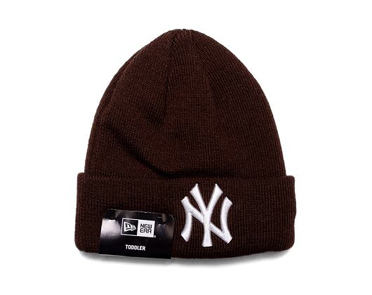 Dětský Kulich New Era MLB Kids League Essential Beanie New York Yankees Dark Brown / Off White