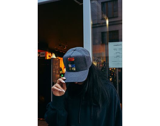 Kšiltovka Stetson Trucker Cap Melange Stetson x The Feebles Grey/MC