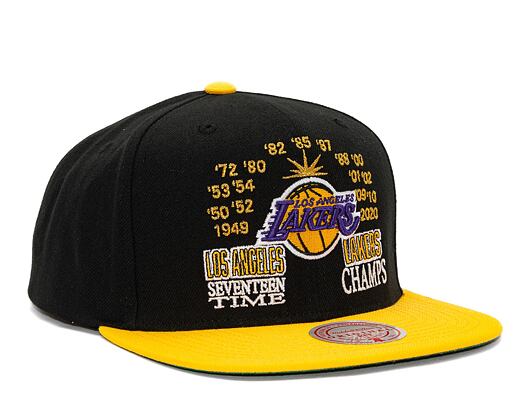 Kšiltovka Mitchell & Ness Nba Champ Is Here Snapback Los Angeles Lakers Black