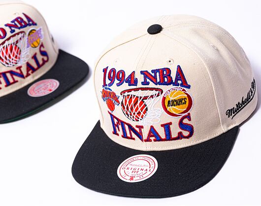 Kšiltovka Mitchell & Ness Nba Finals Remix Snapback Hwc Finals Rockets Vs. Knicks Off White