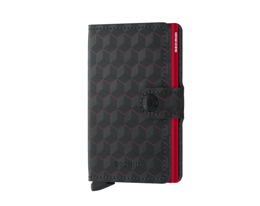 Peněženka Miniwallet Secrid Optical Black-Red