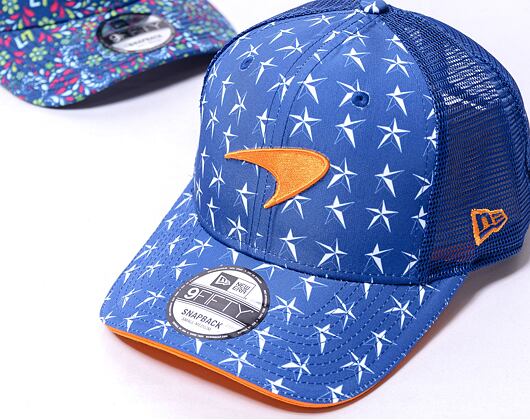 Kšiltovka New Era 9FIFTY Original Fit Pre-Curved Austin McLaren Racing Light Royal Blue