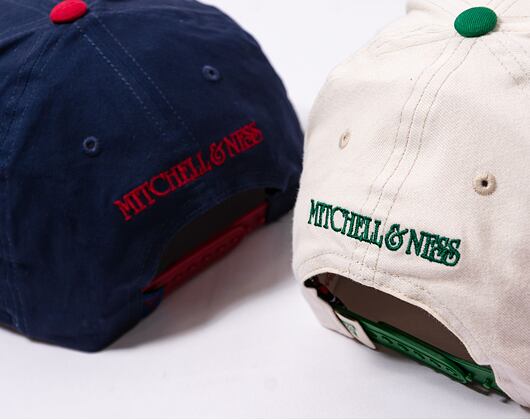 Kšiltovka Mitchell & Ness Game Set Snapback Branded Branded Off White