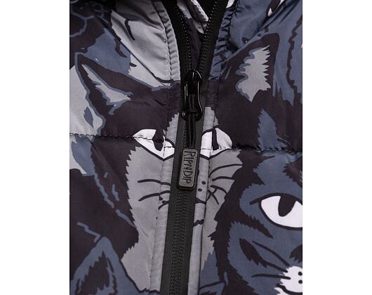 Bunda Rip N Dip Family Tree Puffer Jacket (Black)