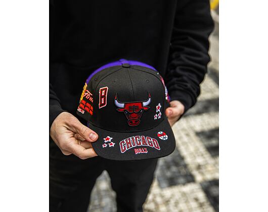 Kšiltovka Mitchell & Ness All Out Snapback NBA CHICAGO BULLS Black