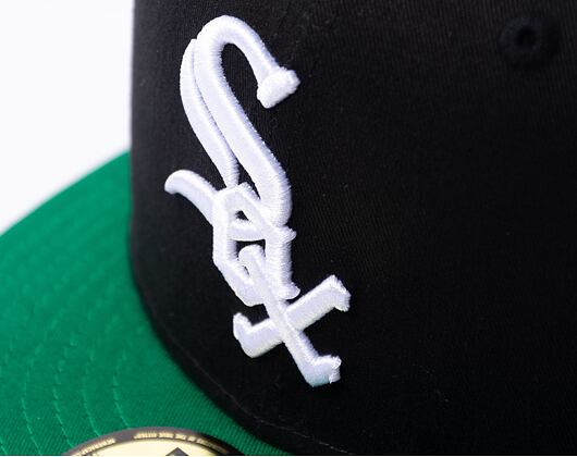 Kšiltovka New Era 59FIFTY MLB Team Color Chicago White Sox Cooperstown Black / White / Kelly Green